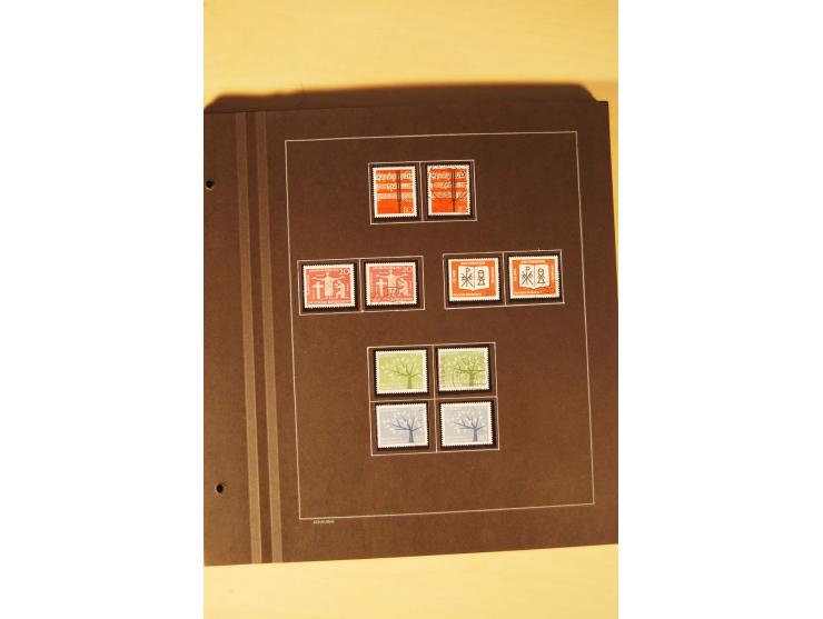 1859/1980 (ca.), postfrischer, ungebrauchter und gestempelter Posten, dabei Sammlung Bund mit Posthorn, Berlin mit Bl.1, Fran