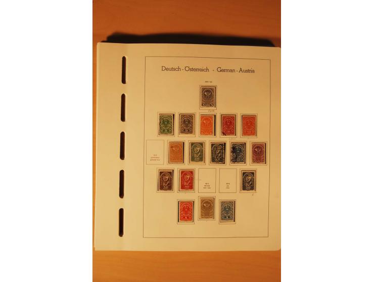 1859/1980 (ca.), postfrischer, ungebrauchter und gestempelter Posten, dabei Sammlung Bund mit Posthorn, Berlin mit Bl.1, Fran
