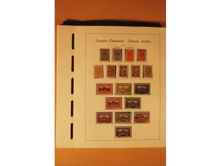 1859/1980 (ca.), postfrischer, ungebrauchter und gestempelter Posten, dabei Sammlung Bund mit Posthorn, Berlin mit Bl.1, Fran