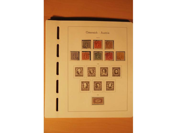 1859/1980 (ca.), postfrischer, ungebrauchter und gestempelter Posten, dabei Sammlung Bund mit Posthorn, Berlin mit Bl.1, Fran