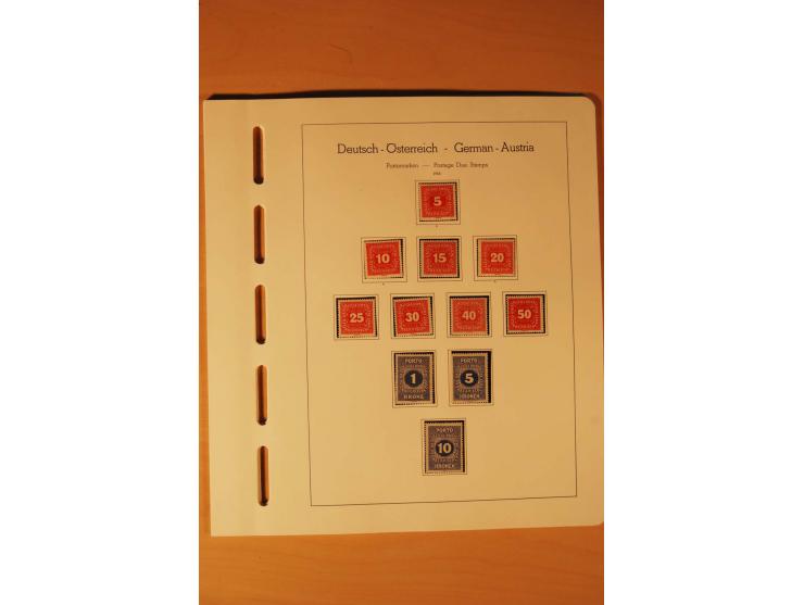 1859/1980 (ca.), postfrischer, ungebrauchter und gestempelter Posten, dabei Sammlung Bund mit Posthorn, Berlin mit Bl.1, Fran