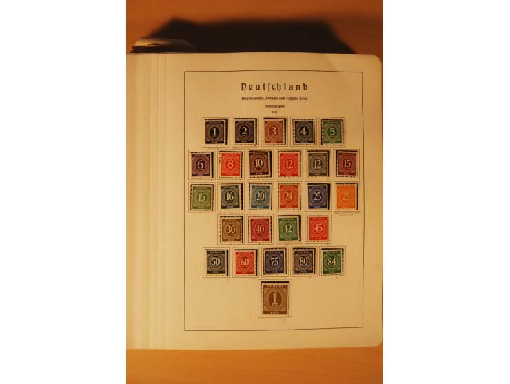 1859/1980 (ca.), postfrischer, ungebrauchter und gestempelter Posten, dabei Sammlung Bund mit Posthorn, Berlin mit Bl.1, Fran