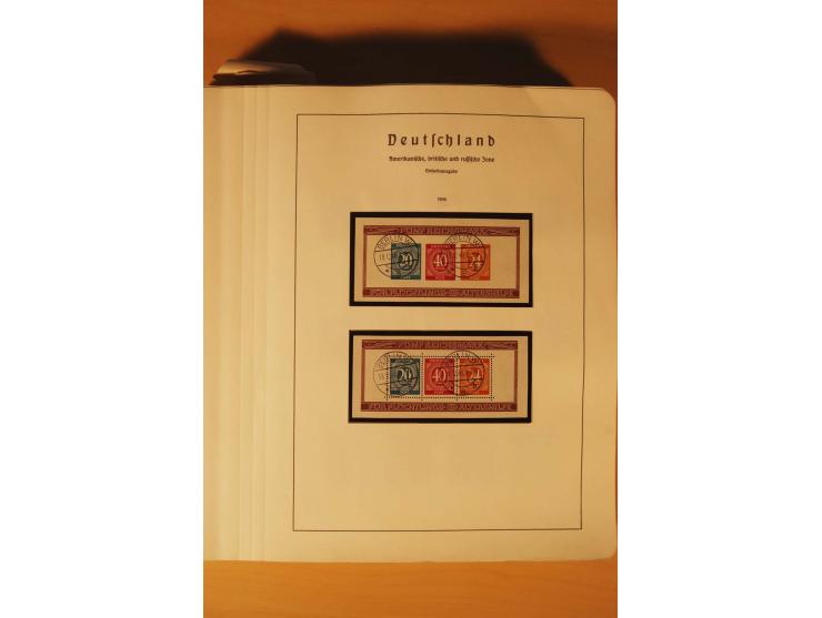 1859/1980 (ca.), postfrischer, ungebrauchter und gestempelter Posten, dabei Sammlung Bund mit Posthorn, Berlin mit Bl.1, Fran