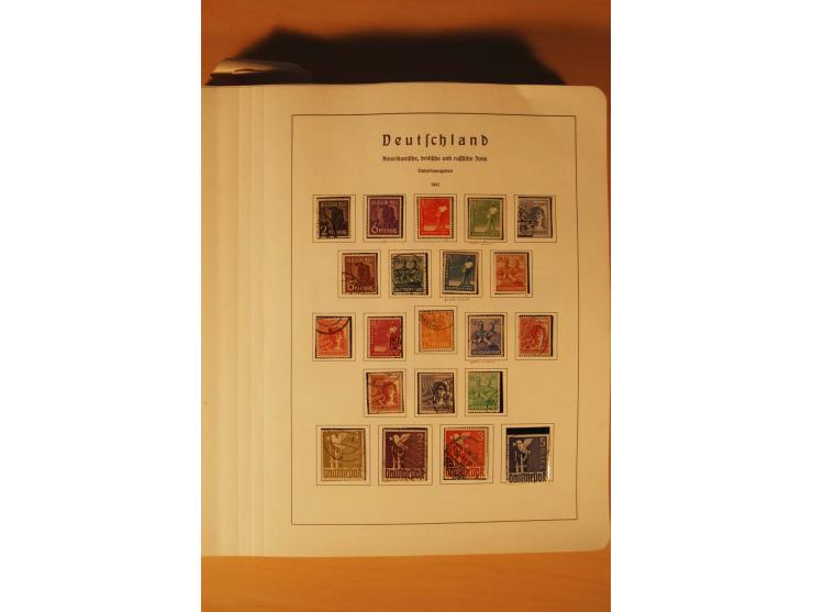1859/1980 (ca.), postfrischer, ungebrauchter und gestempelter Posten, dabei Sammlung Bund mit Posthorn, Berlin mit Bl.1, Fran