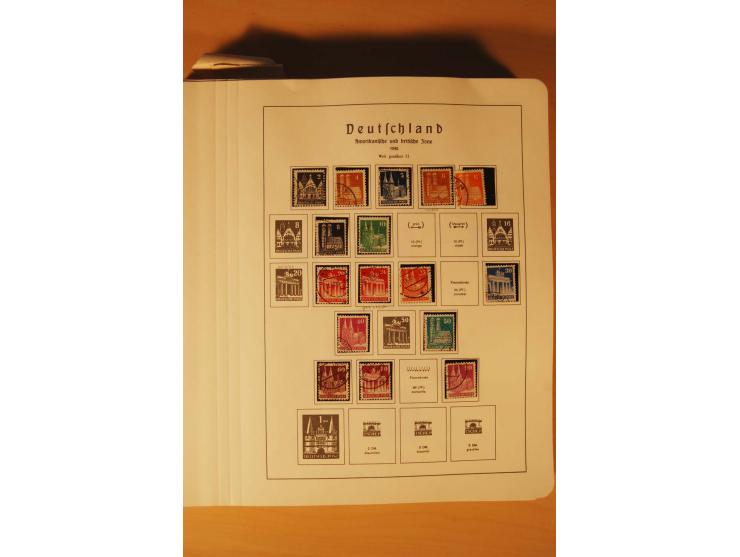 1859/1980 (ca.), postfrischer, ungebrauchter und gestempelter Posten, dabei Sammlung Bund mit Posthorn, Berlin mit Bl.1, Fran