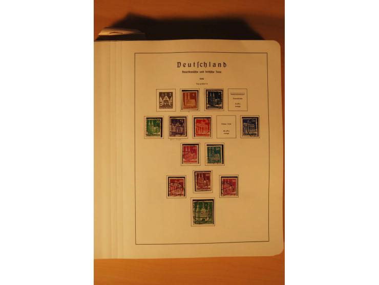 1859/1980 (ca.), postfrischer, ungebrauchter und gestempelter Posten, dabei Sammlung Bund mit Posthorn, Berlin mit Bl.1, Fran