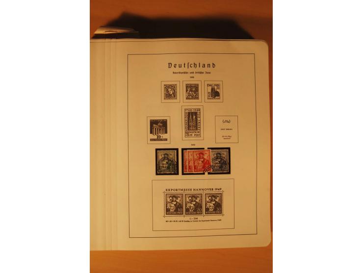 1859/1980 (ca.), postfrischer, ungebrauchter und gestempelter Posten, dabei Sammlung Bund mit Posthorn, Berlin mit Bl.1, Fran