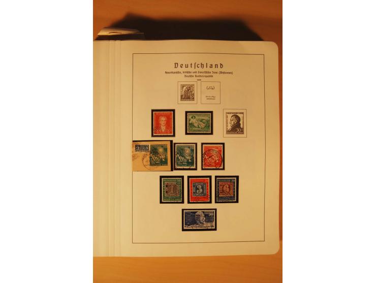 1859/1980 (ca.), postfrischer, ungebrauchter und gestempelter Posten, dabei Sammlung Bund mit Posthorn, Berlin mit Bl.1, Fran