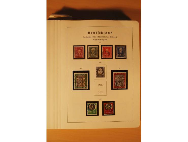 1859/1980 (ca.), postfrischer, ungebrauchter und gestempelter Posten, dabei Sammlung Bund mit Posthorn, Berlin mit Bl.1, Fran