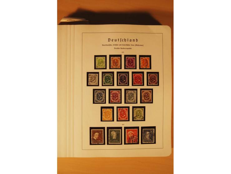 1859/1980 (ca.), postfrischer, ungebrauchter und gestempelter Posten, dabei Sammlung Bund mit Posthorn, Berlin mit Bl.1, Fran