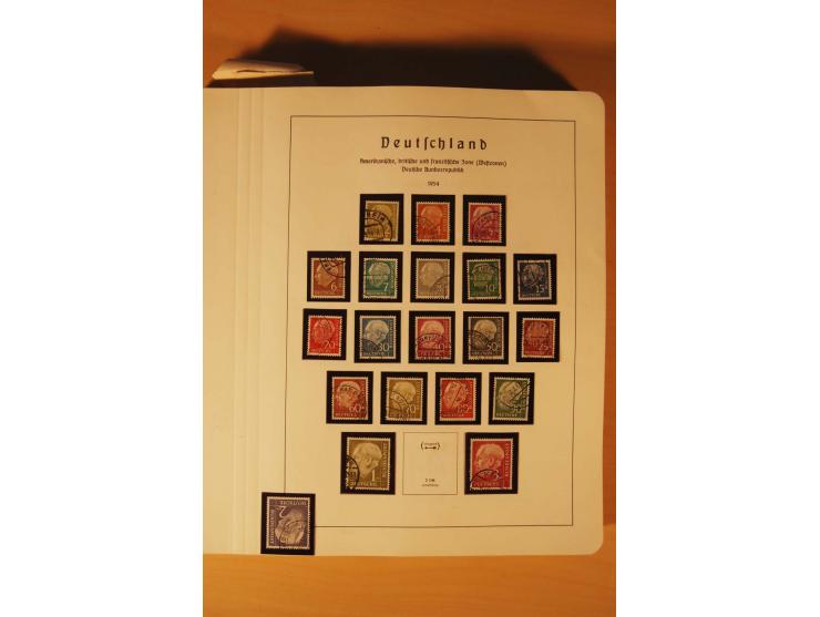 1859/1980 (ca.), postfrischer, ungebrauchter und gestempelter Posten, dabei Sammlung Bund mit Posthorn, Berlin mit Bl.1, Fran