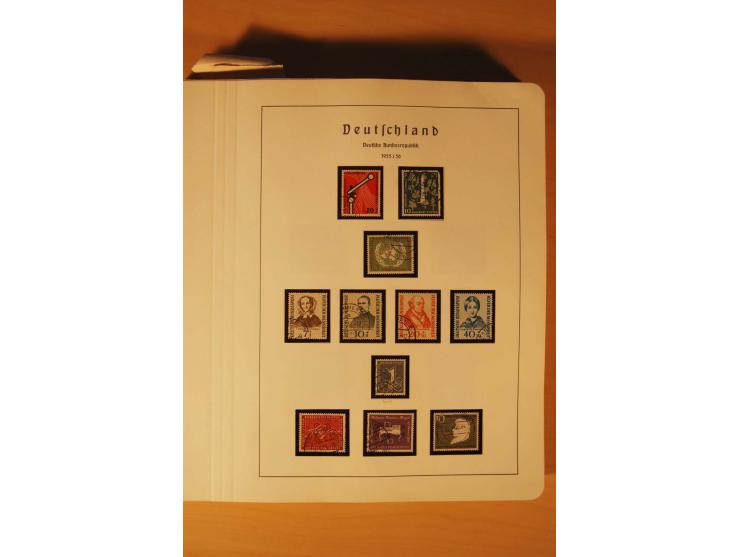 1859/1980 (ca.), postfrischer, ungebrauchter und gestempelter Posten, dabei Sammlung Bund mit Posthorn, Berlin mit Bl.1, Fran