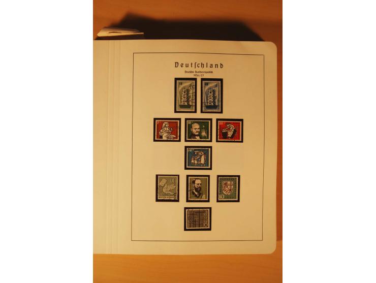 1859/1980 (ca.), postfrischer, ungebrauchter und gestempelter Posten, dabei Sammlung Bund mit Posthorn, Berlin mit Bl.1, Fran