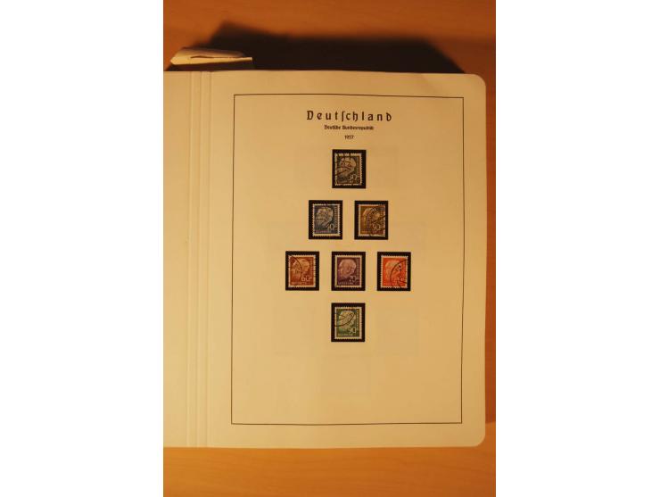 1859/1980 (ca.), postfrischer, ungebrauchter und gestempelter Posten, dabei Sammlung Bund mit Posthorn, Berlin mit Bl.1, Fran