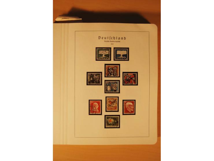 1859/1980 (ca.), postfrischer, ungebrauchter und gestempelter Posten, dabei Sammlung Bund mit Posthorn, Berlin mit Bl.1, Fran