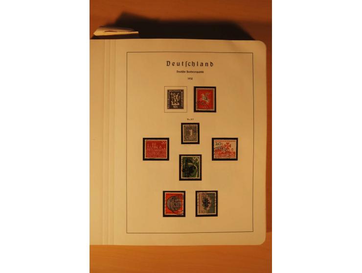 1859/1980 (ca.), postfrischer, ungebrauchter und gestempelter Posten, dabei Sammlung Bund mit Posthorn, Berlin mit Bl.1, Fran