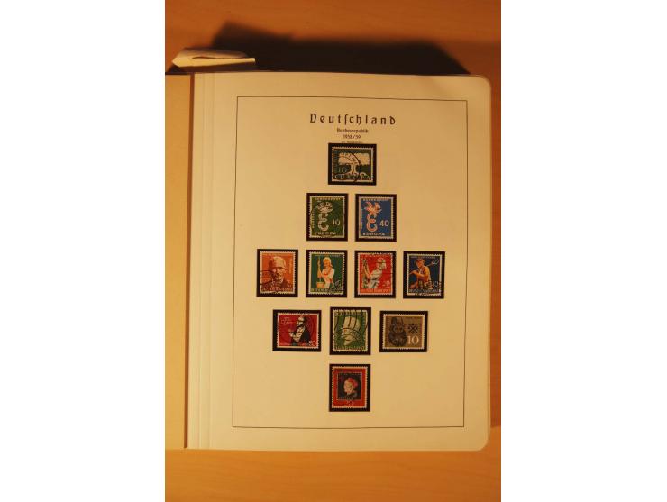 1859/1980 (ca.), postfrischer, ungebrauchter und gestempelter Posten, dabei Sammlung Bund mit Posthorn, Berlin mit Bl.1, Fran