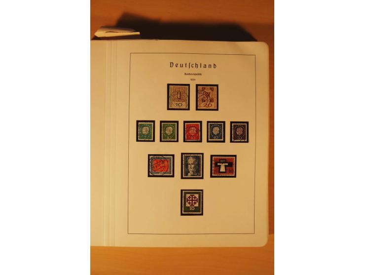 1859/1980 (ca.), postfrischer, ungebrauchter und gestempelter Posten, dabei Sammlung Bund mit Posthorn, Berlin mit Bl.1, Fran