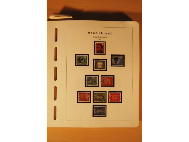 1859/1980 (ca.), postfrischer, ungebrauchter und gestempelter Posten, dabei Sammlung Bund mit Posthorn, Berlin mit Bl.1, Fran