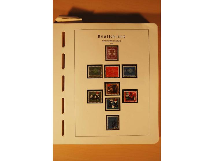 1859/1980 (ca.), postfrischer, ungebrauchter und gestempelter Posten, dabei Sammlung Bund mit Posthorn, Berlin mit Bl.1, Fran