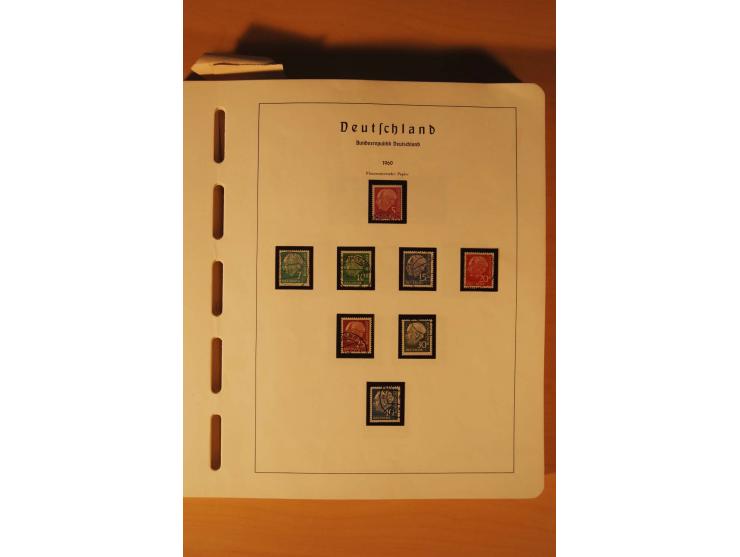 1859/1980 (ca.), postfrischer, ungebrauchter und gestempelter Posten, dabei Sammlung Bund mit Posthorn, Berlin mit Bl.1, Fran