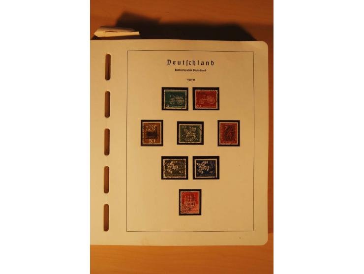 1859/1980 (ca.), postfrischer, ungebrauchter und gestempelter Posten, dabei Sammlung Bund mit Posthorn, Berlin mit Bl.1, Fran