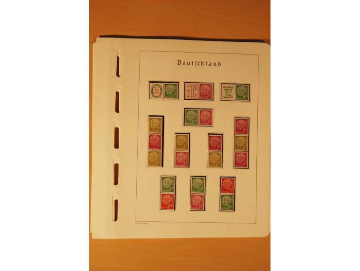 1859/1980 (ca.), postfrischer, ungebrauchter und gestempelter Posten, dabei Sammlung Bund mit Posthorn, Berlin mit Bl.1, Fran