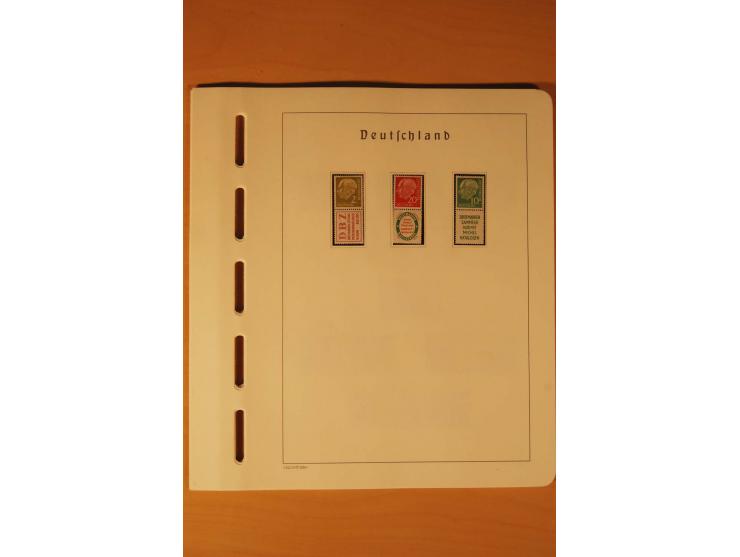 1859/1980 (ca.), postfrischer, ungebrauchter und gestempelter Posten, dabei Sammlung Bund mit Posthorn, Berlin mit Bl.1, Fran