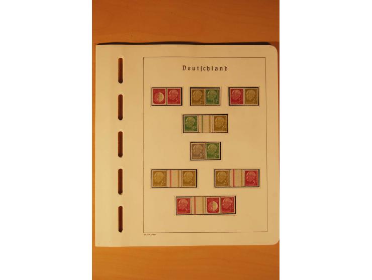 1859/1980 (ca.), postfrischer, ungebrauchter und gestempelter Posten, dabei Sammlung Bund mit Posthorn, Berlin mit Bl.1, Fran