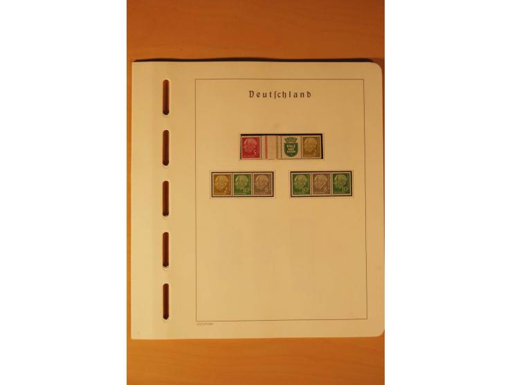 1859/1980 (ca.), postfrischer, ungebrauchter und gestempelter Posten, dabei Sammlung Bund mit Posthorn, Berlin mit Bl.1, Fran