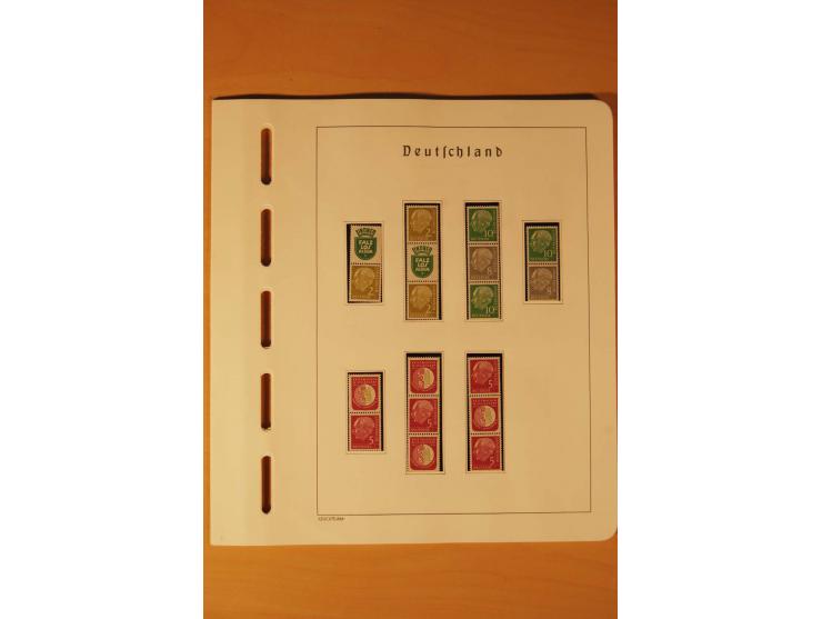 1859/1980 (ca.), postfrischer, ungebrauchter und gestempelter Posten, dabei Sammlung Bund mit Posthorn, Berlin mit Bl.1, Fran