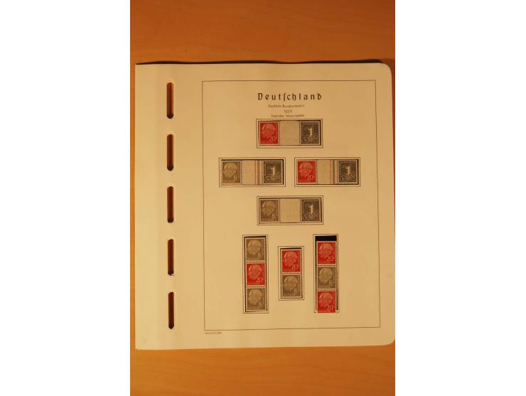1859/1980 (ca.), postfrischer, ungebrauchter und gestempelter Posten, dabei Sammlung Bund mit Posthorn, Berlin mit Bl.1, Fran