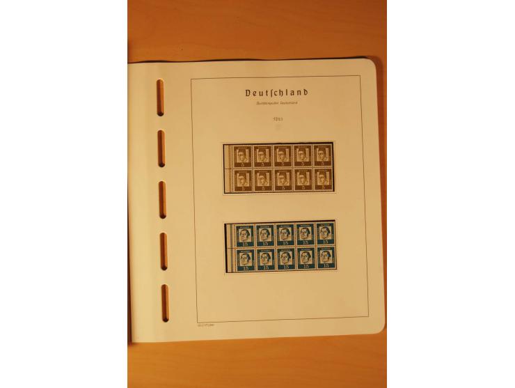 1859/1980 (ca.), postfrischer, ungebrauchter und gestempelter Posten, dabei Sammlung Bund mit Posthorn, Berlin mit Bl.1, Fran