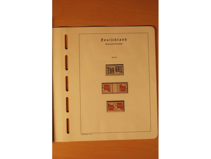 1859/1980 (ca.), postfrischer, ungebrauchter und gestempelter Posten, dabei Sammlung Bund mit Posthorn, Berlin mit Bl.1, Fran
