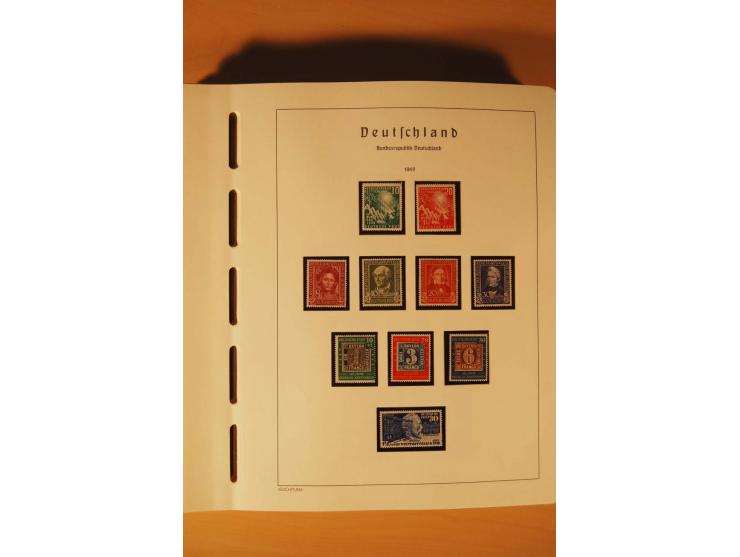 1859/1980 (ca.), postfrischer, ungebrauchter und gestempelter Posten, dabei Sammlung Bund mit Posthorn, Berlin mit Bl.1, Fran