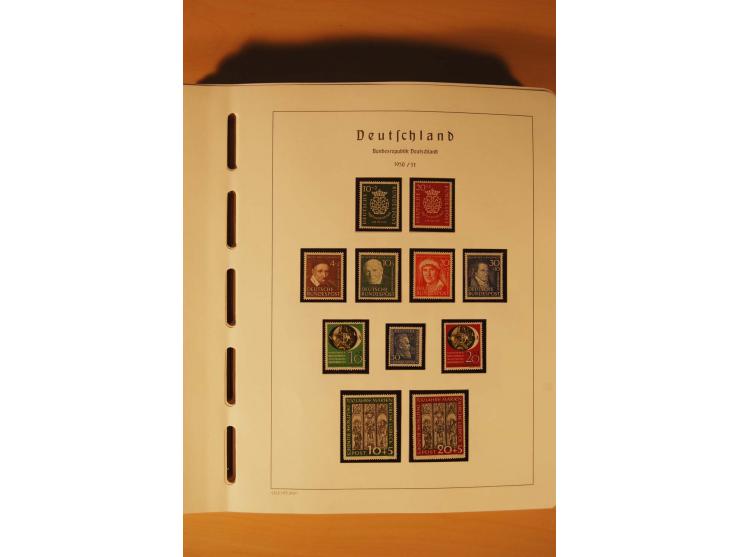 1859/1980 (ca.), postfrischer, ungebrauchter und gestempelter Posten, dabei Sammlung Bund mit Posthorn, Berlin mit Bl.1, Fran