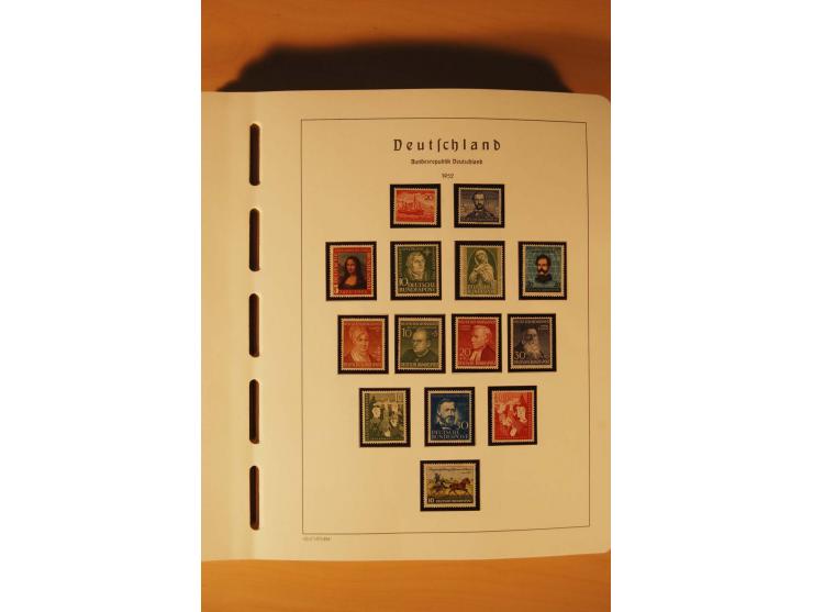 1859/1980 (ca.), postfrischer, ungebrauchter und gestempelter Posten, dabei Sammlung Bund mit Posthorn, Berlin mit Bl.1, Fran