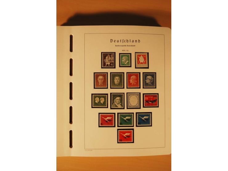 1859/1980 (ca.), postfrischer, ungebrauchter und gestempelter Posten, dabei Sammlung Bund mit Posthorn, Berlin mit Bl.1, Fran
