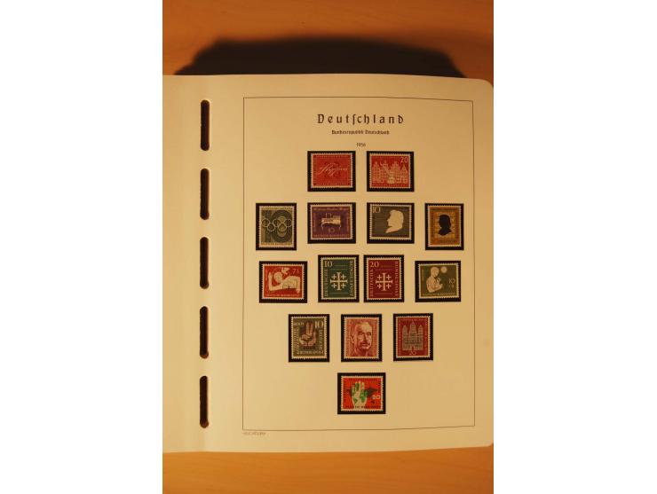 1859/1980 (ca.), postfrischer, ungebrauchter und gestempelter Posten, dabei Sammlung Bund mit Posthorn, Berlin mit Bl.1, Fran