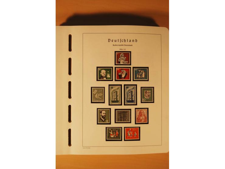 1859/1980 (ca.), postfrischer, ungebrauchter und gestempelter Posten, dabei Sammlung Bund mit Posthorn, Berlin mit Bl.1, Fran