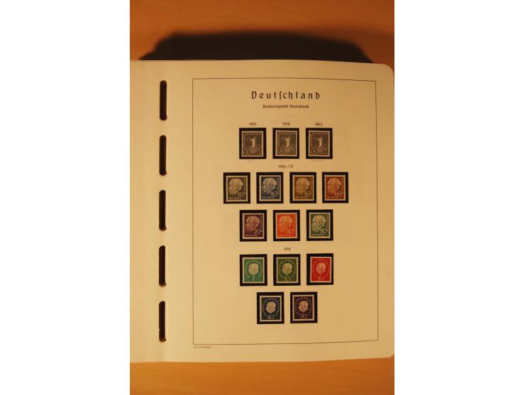 1859/1980 (ca.), postfrischer, ungebrauchter und gestempelter Posten, dabei Sammlung Bund mit Posthorn, Berlin mit Bl.1, Fran