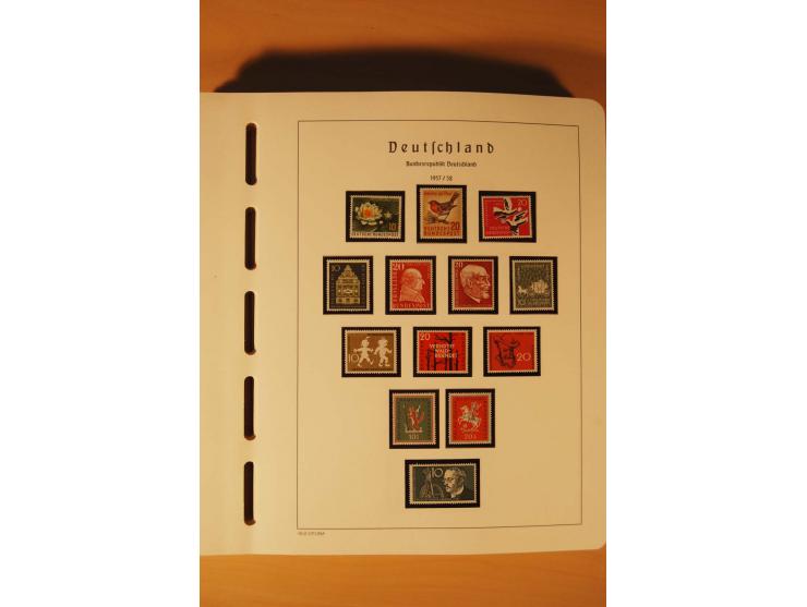 1859/1980 (ca.), postfrischer, ungebrauchter und gestempelter Posten, dabei Sammlung Bund mit Posthorn, Berlin mit Bl.1, Fran