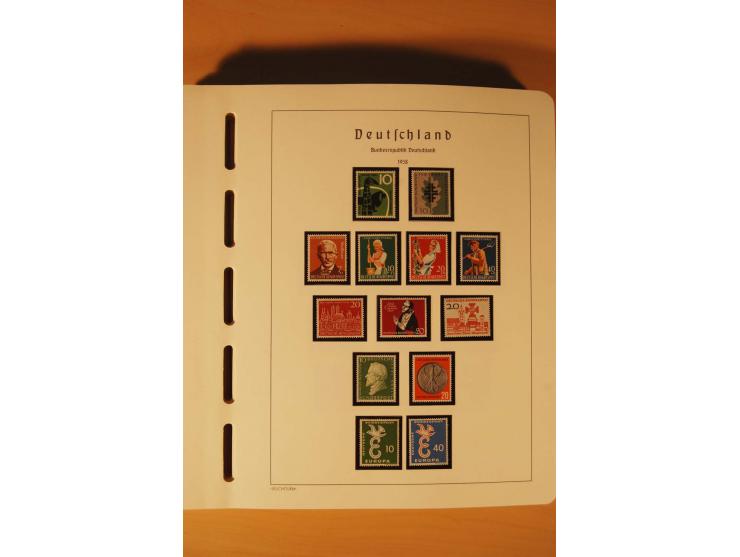 1859/1980 (ca.), postfrischer, ungebrauchter und gestempelter Posten, dabei Sammlung Bund mit Posthorn, Berlin mit Bl.1, Fran
