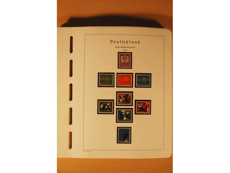 1859/1980 (ca.), postfrischer, ungebrauchter und gestempelter Posten, dabei Sammlung Bund mit Posthorn, Berlin mit Bl.1, Fran