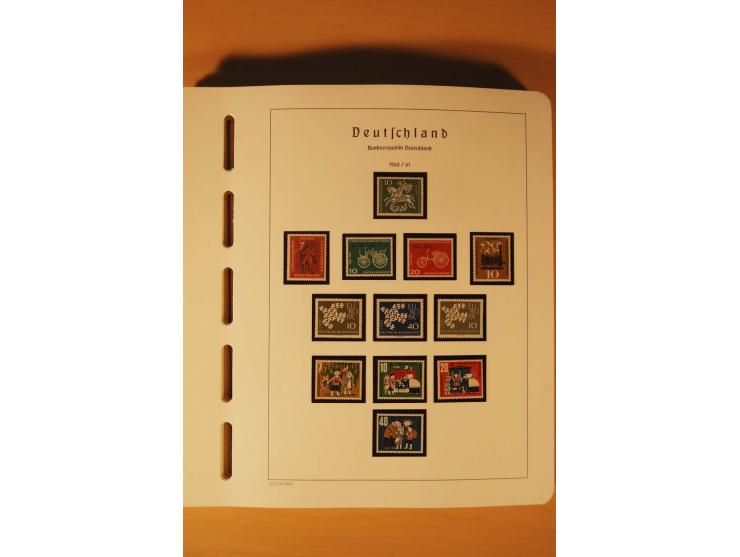 1859/1980 (ca.), postfrischer, ungebrauchter und gestempelter Posten, dabei Sammlung Bund mit Posthorn, Berlin mit Bl.1, Fran
