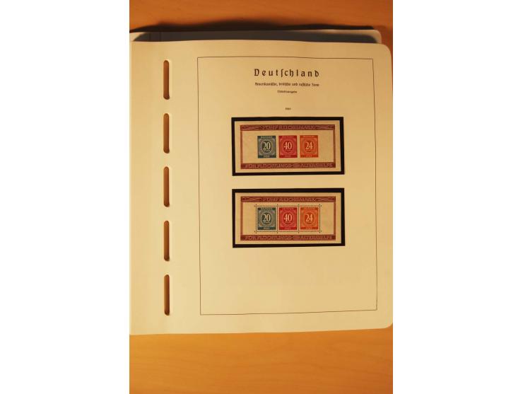 1859/1980 (ca.), postfrischer, ungebrauchter und gestempelter Posten, dabei Sammlung Bund mit Posthorn, Berlin mit Bl.1, Fran