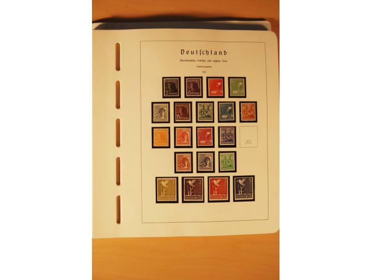 1859/1980 (ca.), postfrischer, ungebrauchter und gestempelter Posten, dabei Sammlung Bund mit Posthorn, Berlin mit Bl.1, Fran