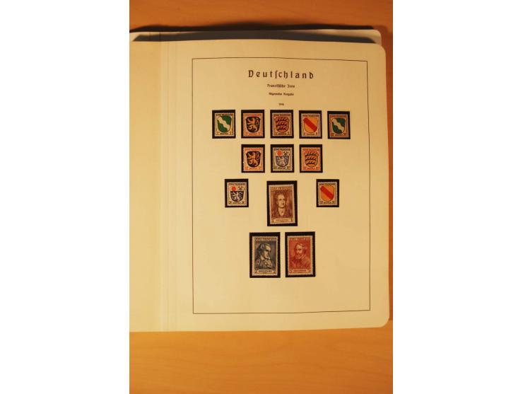 1859/1980 (ca.), postfrischer, ungebrauchter und gestempelter Posten, dabei Sammlung Bund mit Posthorn, Berlin mit Bl.1, Fran