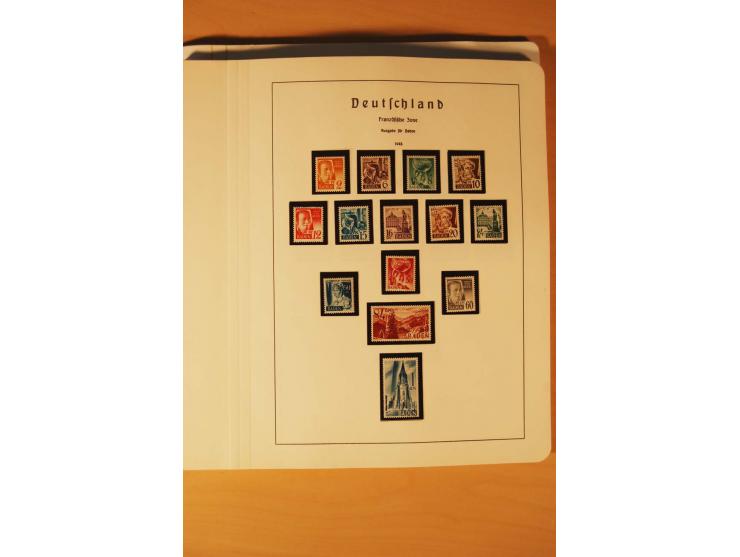 1859/1980 (ca.), postfrischer, ungebrauchter und gestempelter Posten, dabei Sammlung Bund mit Posthorn, Berlin mit Bl.1, Fran