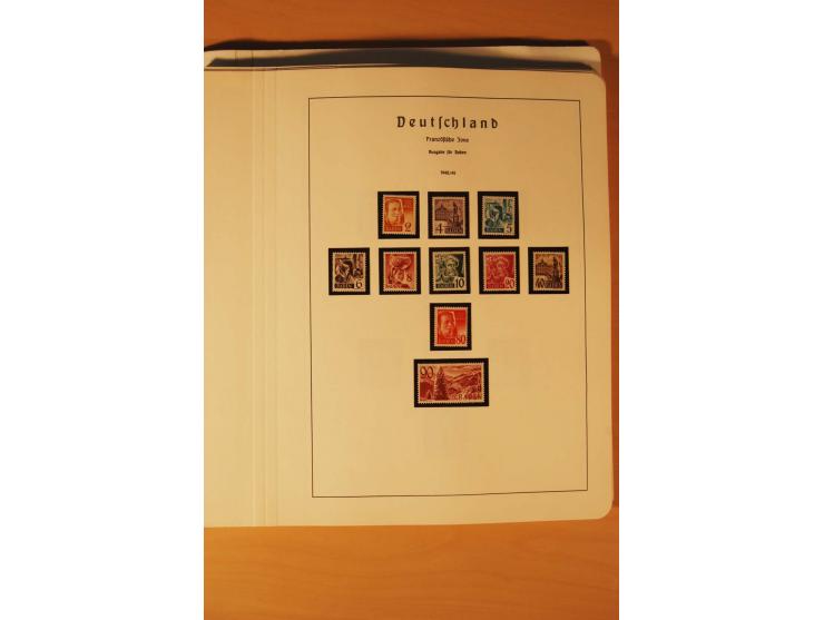 1859/1980 (ca.), postfrischer, ungebrauchter und gestempelter Posten, dabei Sammlung Bund mit Posthorn, Berlin mit Bl.1, Fran